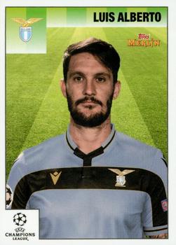 Luis Alberto Lazio Roma Topps Merlin Heritage 95 UEFA Champions League 2020/21 #74
