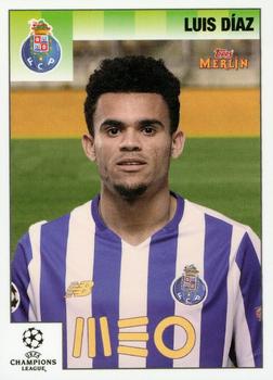 Luis Diaz FC Porto Topps Merlin Heritage 95 UEFA Champions League 2020/21 #85