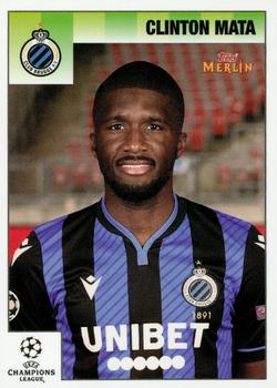 Clinton Mata Club Brugge Topps Merlin Heritage 95 UEFA Champions League 2020/21 #88