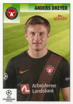 Anders Dreyer FC Midtjylland Topps Merlin Heritage 95 UEFA Champions League 2020/21 #104
