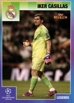 Iker Casillas Real Madrid Topps Merlin Heritage 95 UEFA Champions League 2020/21 Legends #109