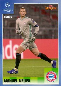 Manuel Neuer Bayern Munchen Topps Merlin Heritage 95 UEFA Champions League 2020/21 Action #114