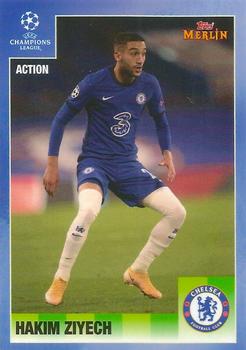 Hakim Ziyech Chelsea Topps Merlin Heritage 95 UEFA Champions League 2020/21 Action #118