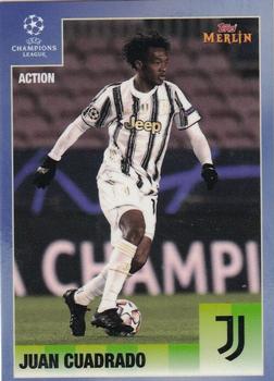 Juan Cuadrado Juventus FC Topps Merlin Heritage 95 UEFA Champions League 2020/21 Action #119