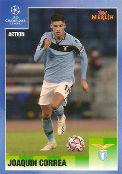 Joaquin Correa Lazio Roma Topps Merlin Heritage 95 UEFA Champions League 2020/21 Action #125