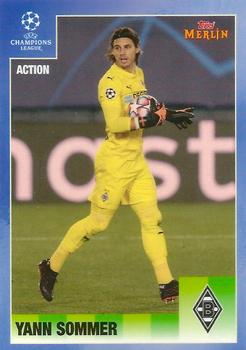 Yann Sommer Borussia Monchengladbach Topps Merlin Heritage 95 UEFA Champions League 2020/21 Action #126