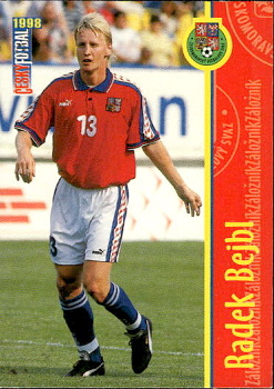 Radek Bejbl Czech Republic Panini Cesky Fotbal 1998 #7