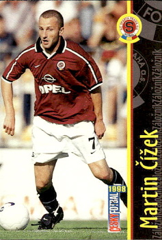 Martin Cizek Sparta Praha Panini Cesky Fotbal 1998 #15