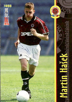 Martin Hasek Sparta Praha Panini Cesky Fotbal 1998 #16