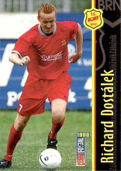Richard Dostalek Brno Panini Cesky Fotbal 1998 #29