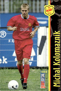 Michal Kolomaznik Brno Panini Cesky Fotbal 1998 #30