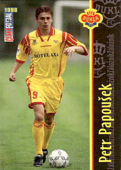 Petr Papousek Dukla Praha Panini Cesky Fotbal 1998 #36