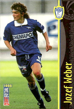 Jozef Weber Drnovice Panini Cesky Fotbal 1998 #49