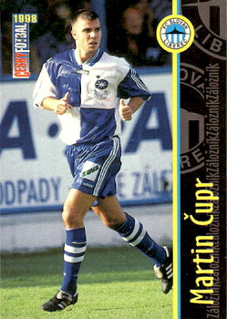 Martin Cupr Slovan Liberec Panini Cesky Fotbal 1998 #53
