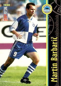 Martin Barbaric Slovan Liberec Panini Cesky Fotbal 1998 #55