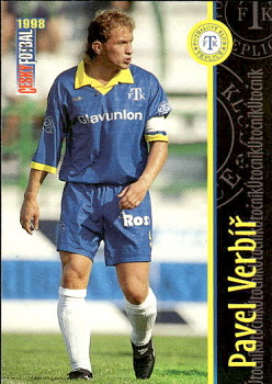 Pavel Verbir Teplice Panini Cesky Fotbal 1998 #70