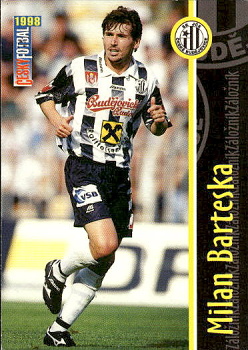 Milan Barteska Ceske Budejovice Panini Cesky Fotbal 1998 #78