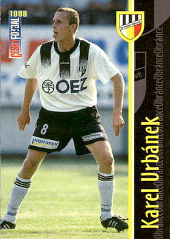 Karel Urbanek Hradec Kralove Panini Cesky Fotbal 1998 #88