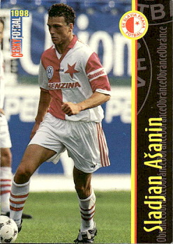 Sladan Asanin Slavia Praha Panini Cesky Fotbal 1998 #93
