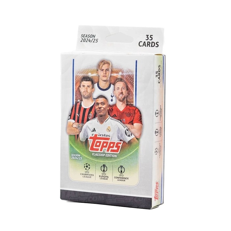 Topps UEFA Club Competitions 2024/25 Hanger Box Fotbalové karty