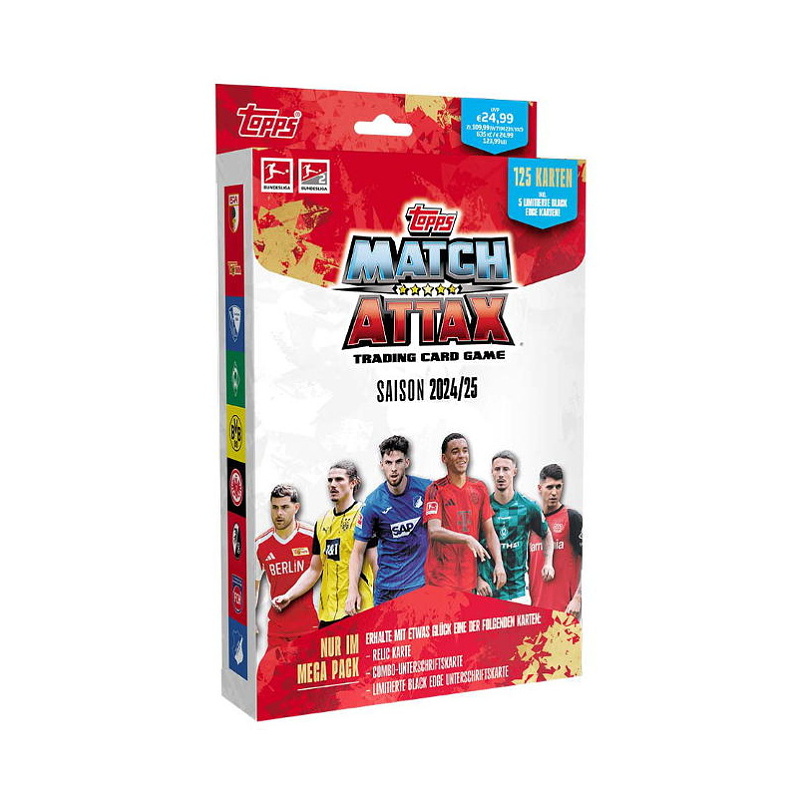 Topps Bundesliga Match Attax 2024/25 Mega Pack Fotbalové karty