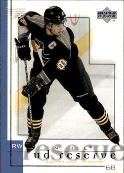 Jaromir Jagr Pittsburgh Penguins Upper Deck Reserve 2000/01 #68