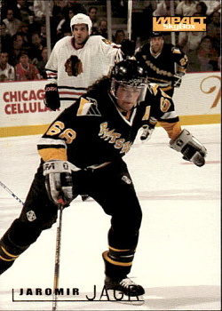 Jaromir Jagr Pittsburgh Penguins Skybox Impact 1995/96 #131