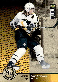 Jaromir Jagr Pittsburgh Penguins UD Collector's Choice 1995/96 Hardware Heroes #378