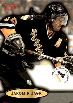 Jaromir Jagr Pittsburgh Penguins Fleer 1996/97 #86