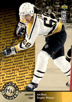 Jaromir Jagr Pittsburgh Penguins UD Collector's Choice 1995/96 Hardware Heroes #389