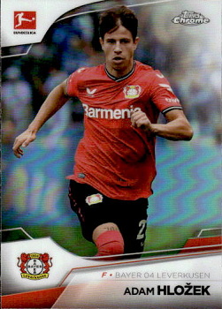 Adam Hlozek Bayer 04 Leverkusen Topps Chrome Bundesliga 2022/23 Refractor #62
