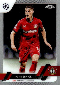 Patrik Schick Bayer 04 Leverkusen Topps UEFA Club Competitions Chrome 2022/23 #190