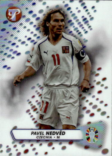 Pavel Nedved Czech Republic Topps Pristine Road to UEFA EURO 2024 Refractor #24