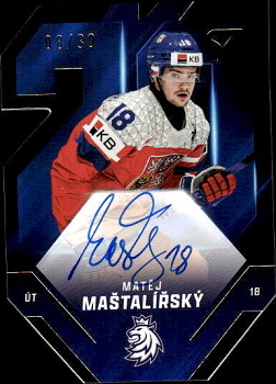 Matej Mastalirsky Reprezentace Hokejove Cesko 2025 SportZoo Team 20 Auto /30 #TES-MM