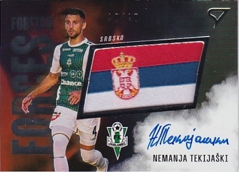 Nemanja Tekijaski Jablonec SportZoo Chance Liga 2025/26 1. serie Foreign Forces Auto /40 #FFS-NT