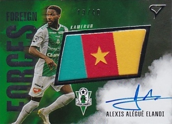 Alexis Alegue Elandi Jablonec SportZoo Chance Liga 2025/26 1. serie Foreign Forces Auto /40 #FFS-AA