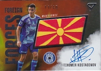 Tihomir Kostadinov Sigma Olomouc SportZoo Chance Liga 2025/26 1. serie Foreign Forces Auto /40 #FFS-TK