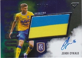 Jehor Cykalo Teplice SportZoo Chance Liga 2025/26 1. serie Foreign Forces Auto /40 #FFS-CY