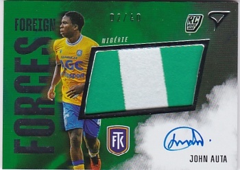 John Auta Teplice SportZoo Chance Liga 2025/26 1. serie Foreign Forces Auto /40 #FFS-JA