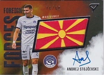 Andrej Stojcevski Slovacko SportZoo Chance Liga 2025/26 1. serie Foreign Forces Auto /40 #FFS-ST
