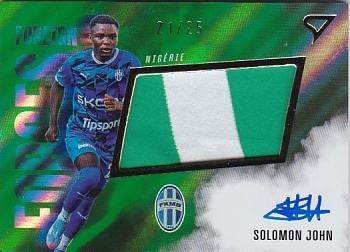 Solomon John Mlada Boleslav SportZoo Chance Liga 2025/26 1. serie Foreign Forces Auto /25 #FFS-SJ