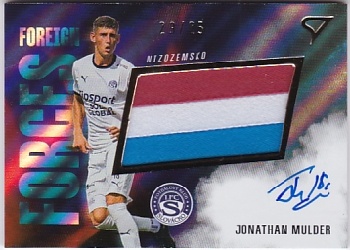 Jonathan Mulder Slovacko SportZoo Chance Liga 2025/26 1. serie Foreign Forces Auto /25 #FFS-JM