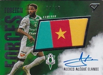 Alexis Alegue Elandi Jablonec SportZoo Chance Liga 2025/26 1. serie Foreign Forces Auto /40 #FFS-AA