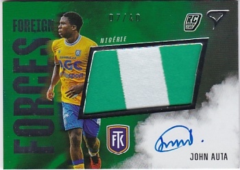 John Auta Teplice SportZoo Chance Liga 2025/26 1. serie Foreign Forces Auto /40 #FFS-JA