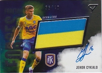Jehor Cykalo Teplice SportZoo Chance Liga 2025/26 1. serie Foreign Forces Auto /40 #FFS-CY