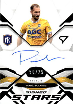 Matej Pulkrab Teplice SportZoo Chance Liga 2025/26 1. serie Signed Stars - Level 2 /75 #SL2-MP
