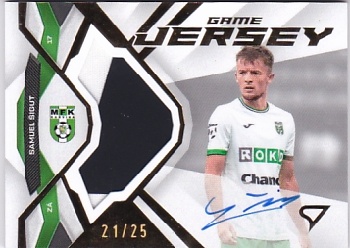 Samuel Sigut Karvina SportZoo Chance Liga 2025/26 1. serie Game Jersey Auto /25 #GJS-SS