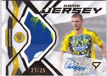 Jakub Cernin Zlin SportZoo Chance Liga 2025/26 1. serie Game Jersey Auto /25 #GJS-JC