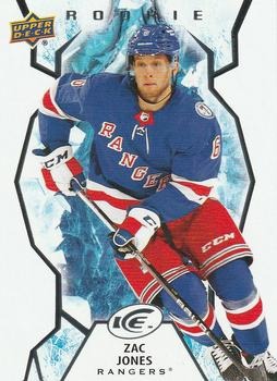 Zac Jones New York Rangers Upper Deck Ice 2021/22 Rookie #106