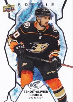 Benoit-Olivier Groulx Anaheim Ducks Upper Deck Ice 2021/22 Rookie #111